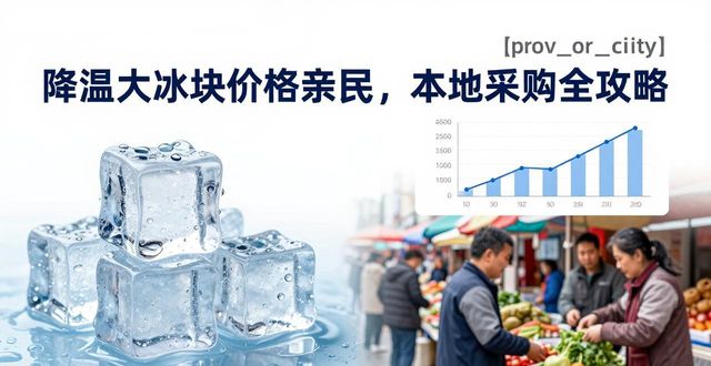 降温大冰块价格亲民，新乡本地采购全攻略