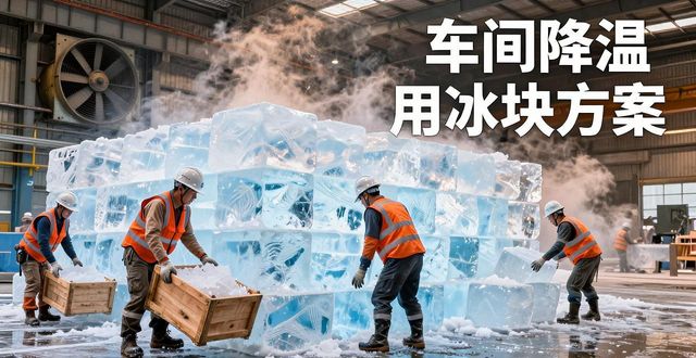 车间降温用冰块靠谱吗？新乡高温车间冰墙方案实测